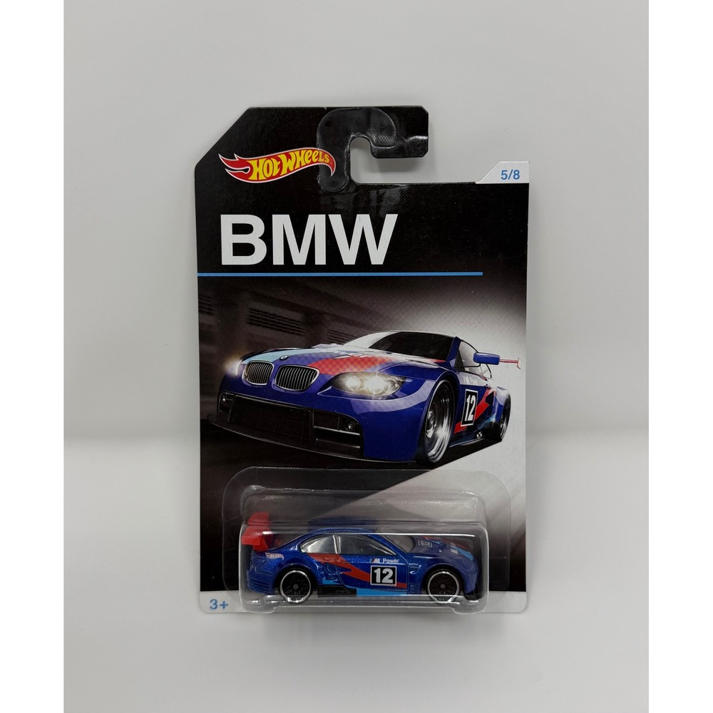 Hot Wheels BMW M3 GT2 Blue 5/8 2016 BMW Series Diecast Car DJM84